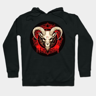 Satanic Skull Serenade Hoodie